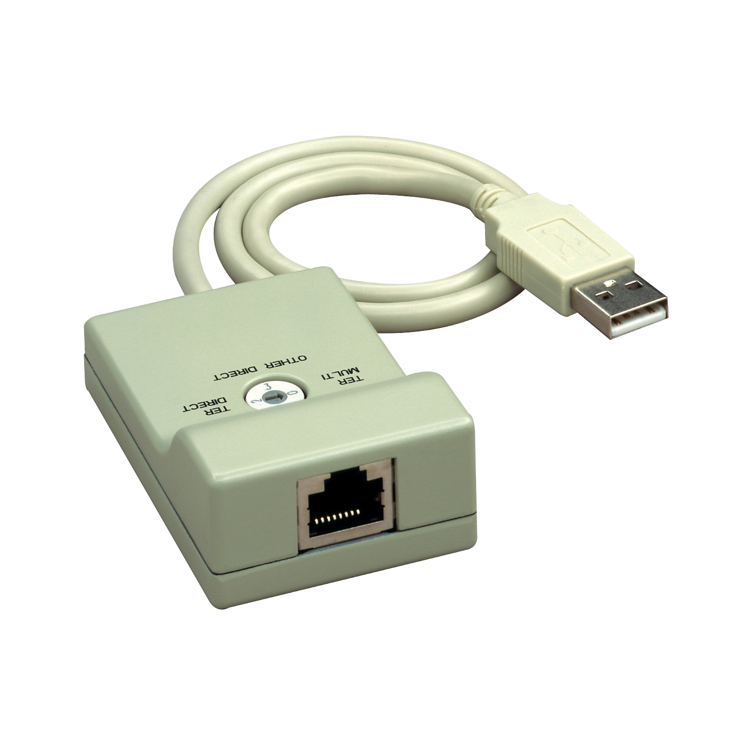 TSXCUSB485 Connection Cord Set, 0.4 m L Cable, For Use With TeSys T-Motor Management System, Modicon Premium, Atrium Automation Platform and PC Terminal