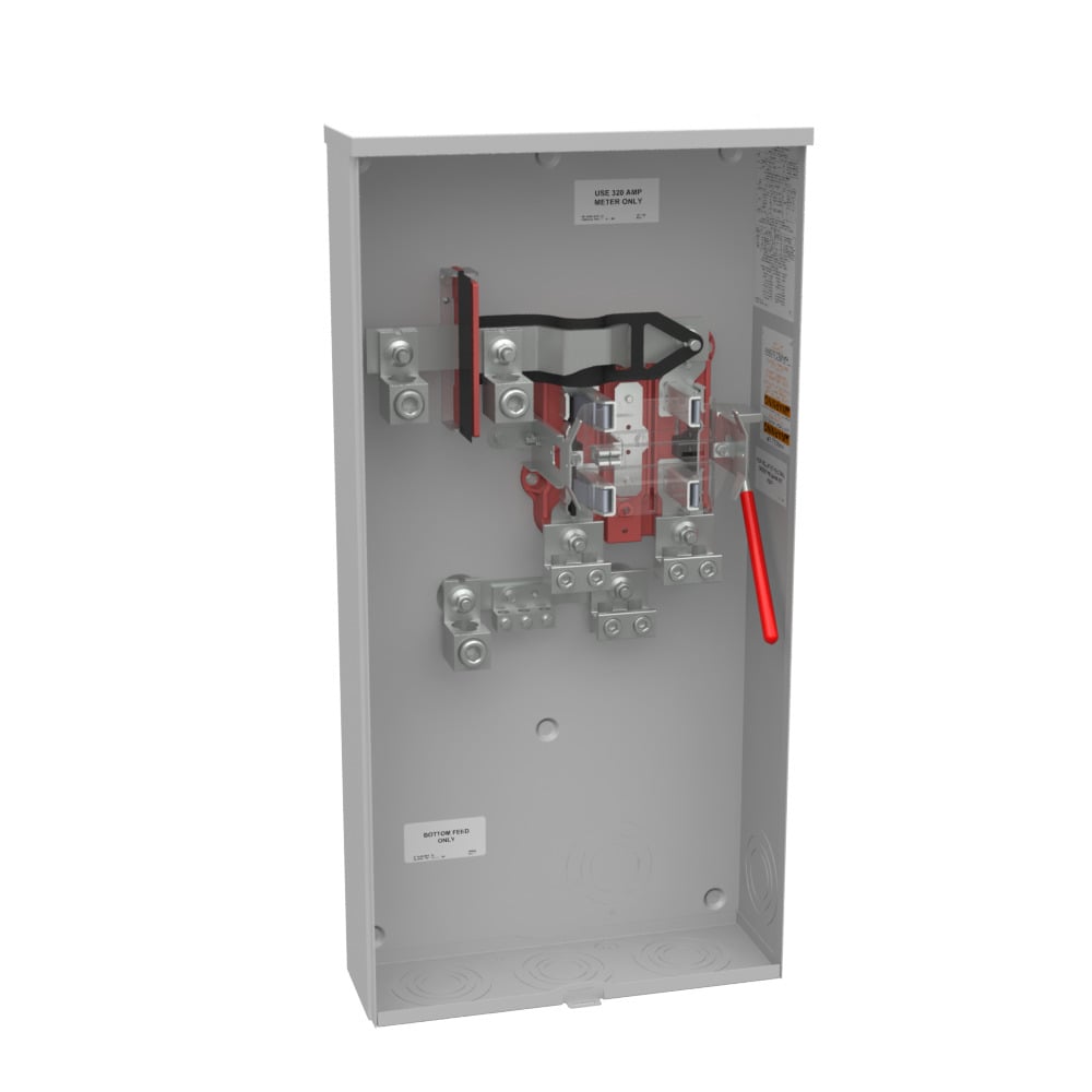 U3000-O-5T9-K3L-K2L-ALT 4 Term, Ringless, Plain Top, Lever Bypass, 5th Term 9 Oclock Position, Single Connector, Locking 6-350 kcmil, Double Connector, Locking 6-305 kcmil, Alliant Energy