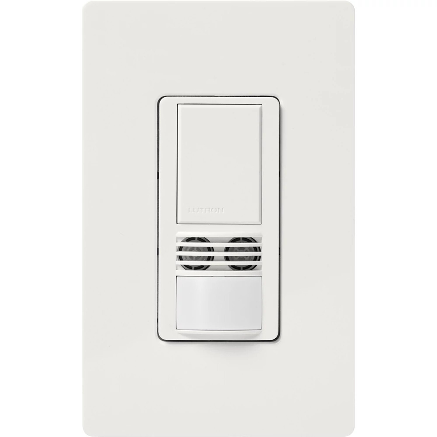 MS-B102-SW Maestro Dual-Tech Motion Sensor Switch, 6 Amp, 120-277V, 1 Pole/3-Way, Neutral Required, Snow