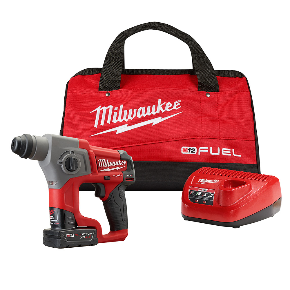 2416-21XC M18 Brushless Cordless Rotary Hammer Kit, 5/8 in SDS Plus Chuck, 12 V AC, 900 rpm No-Load, Li-Ion Battery