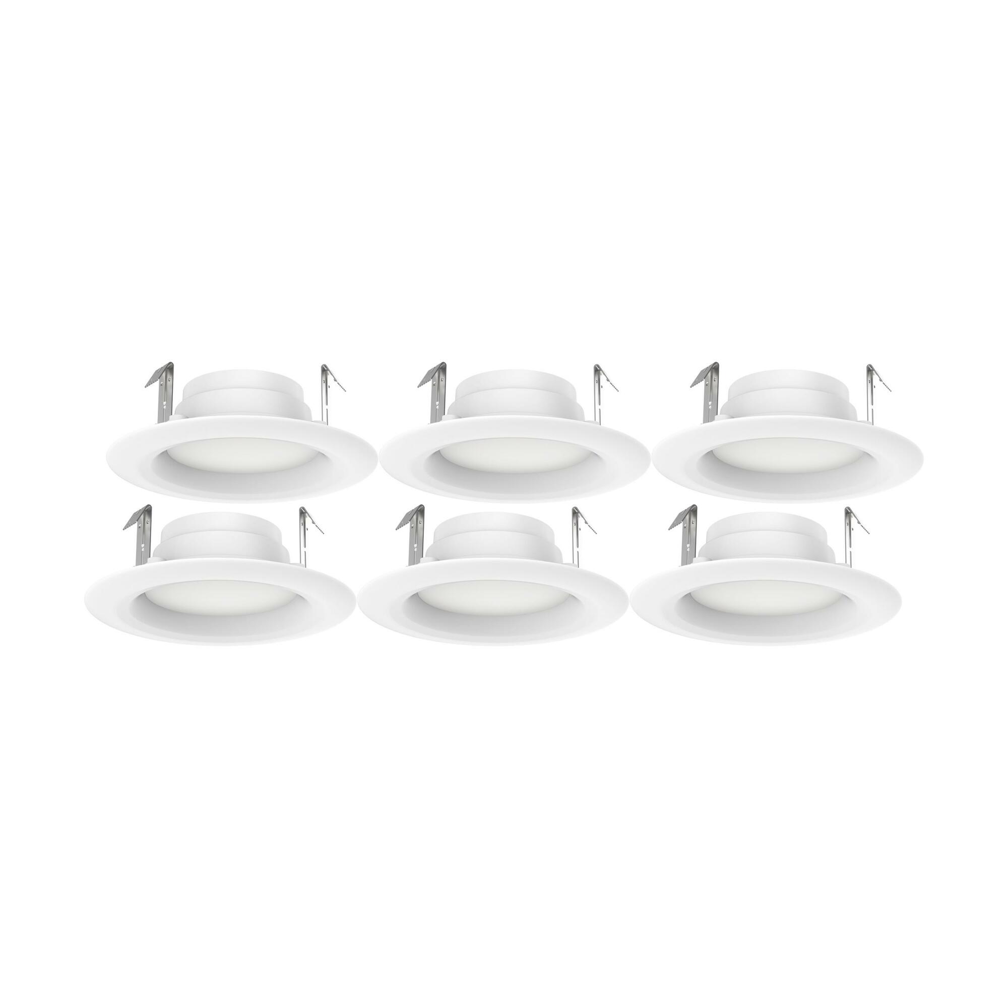 S11640 Retrofit LED Downlight, 8.7 W Fixture, 120 V AC, Aluminum/Plastic Housing
