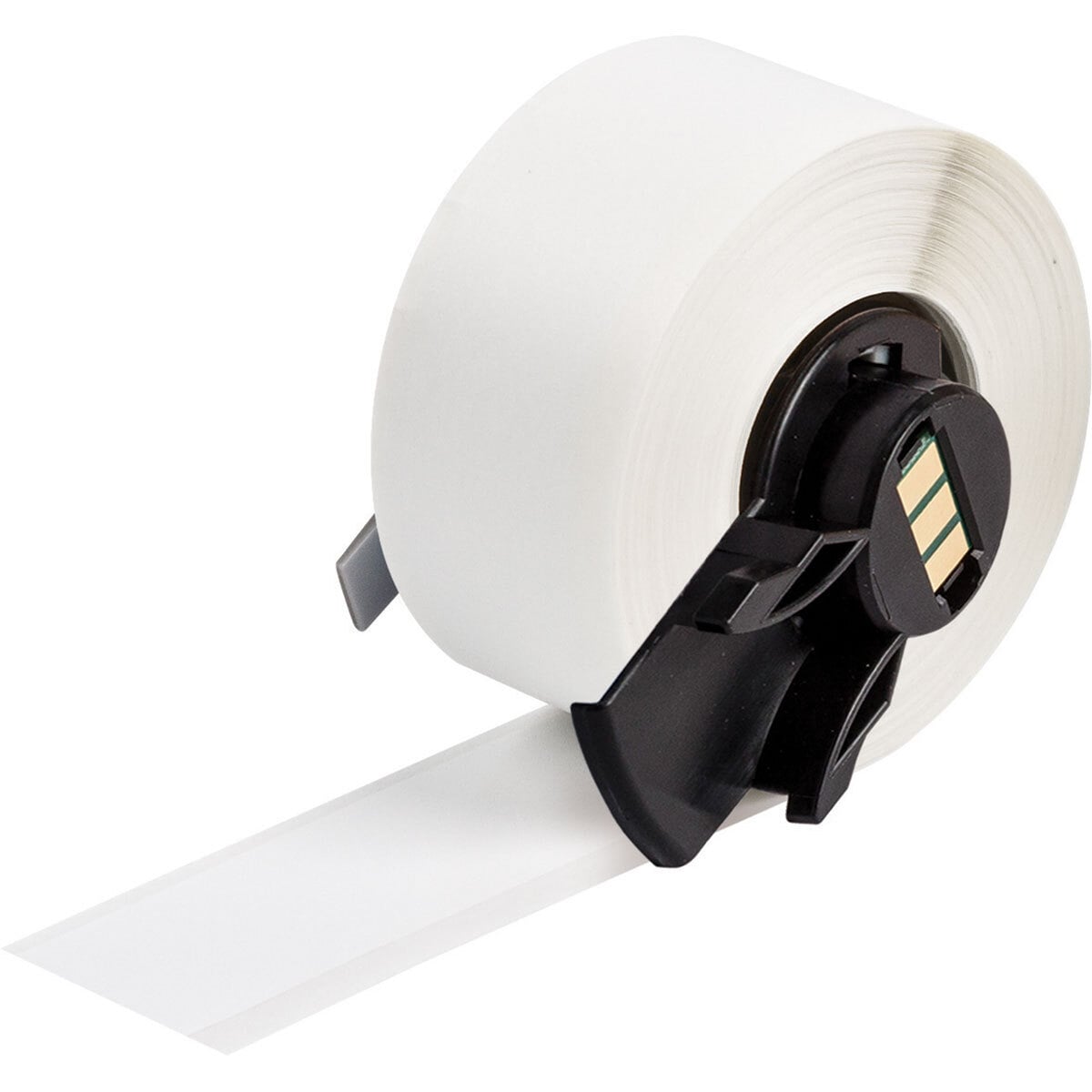 M6C-500-595-WT All Weather Permanent Adhesive Label Tape, 50 ft L x 0.5 in W, White, Vinyl