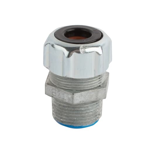 035-72775-21 T&B Liquidtight Strain Relief Cord Connector, 1-1/4 in Trade, 0.88 to 1.065 in Cable Openings, Die Cast Zinc