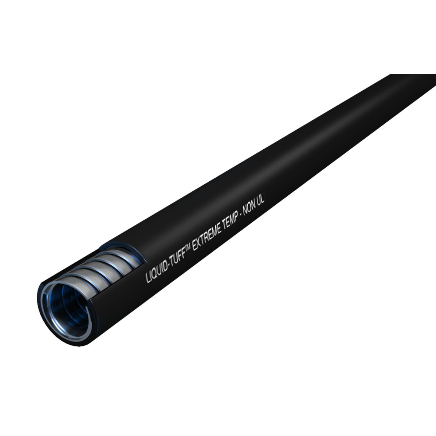 6807-24-00 Liquid-Tuff Extreme Temperature Liquid Tight Flexible Metal Conduit, 2 in Trade, 2.02/2.045 in ID x 2.34/2.375 in OD, 50 ft Coil L, Steel