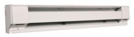 2546W Berko 2500 High Altitude Electric Baseboard Heater, 5118 Btu/hr Capacity, 208/240 V AC, 1500/1128 W Power Rating, Floor Mount