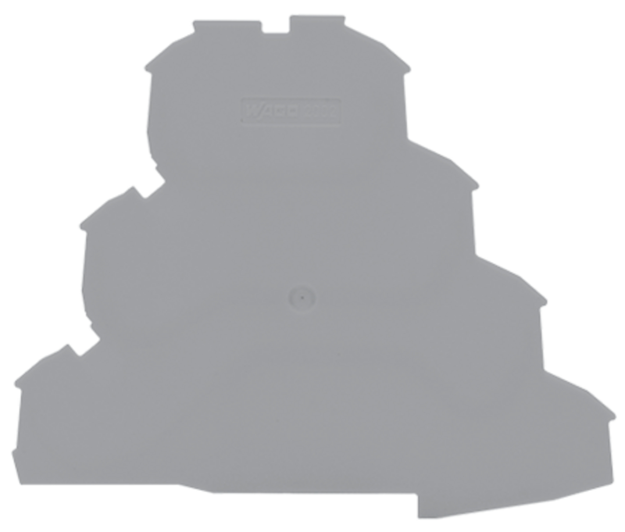2002-4191 Half Sine End and Intermediate Plate, Polyamide, Gray