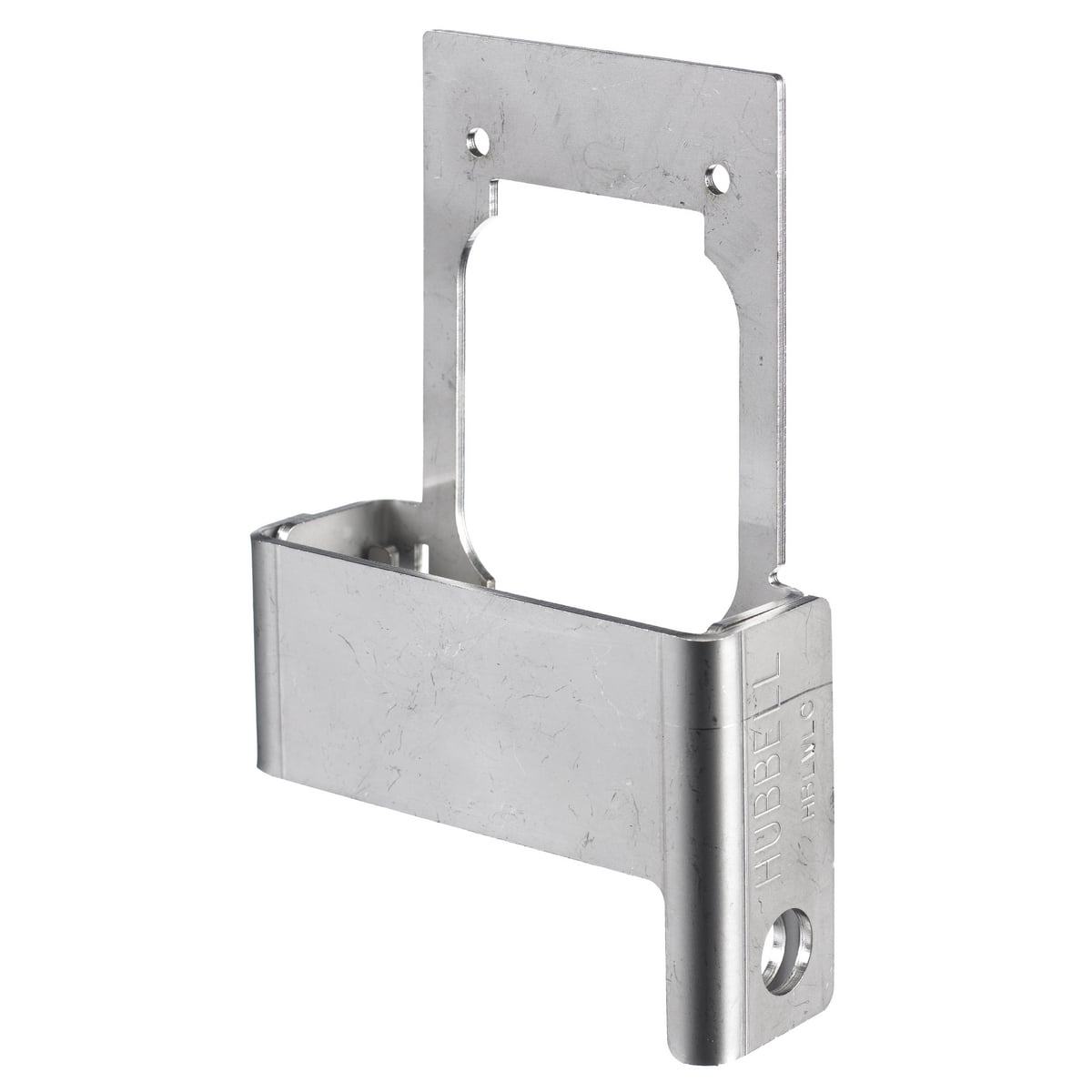 HBLWLC 1-Device Standard Surface Mount Weatherproof Locking Device, For Use With Weatherproof Covers, 1-Outlet, Fabricated Stainless Steel, Gray