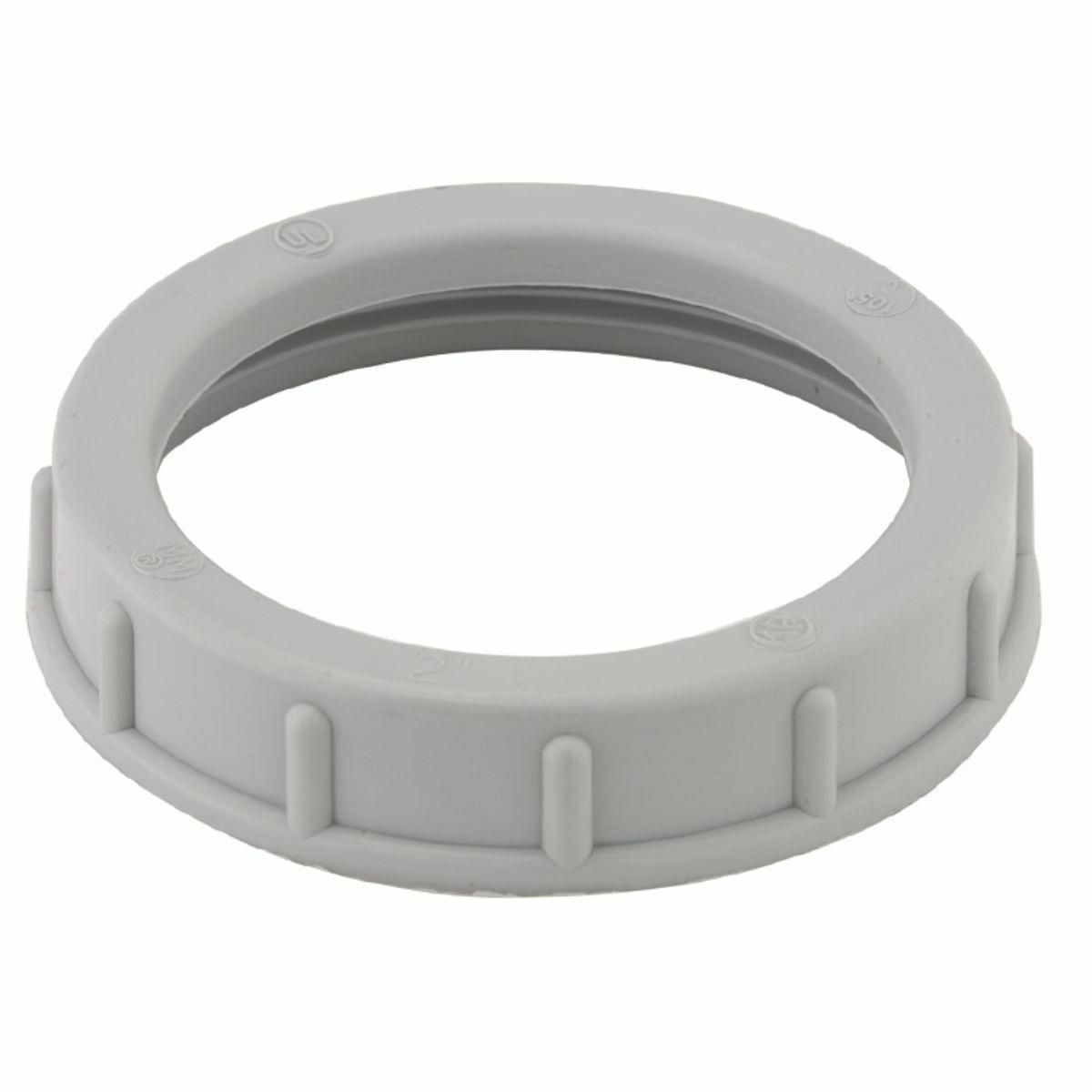 1414 Conduit Bushing, 3-1/2 in Trade, Polypropylene, Electro-Plated Zinc