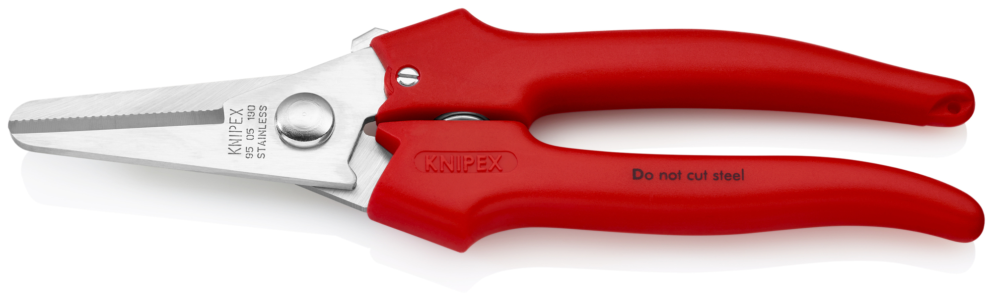 Combination Shears, 7 1/2 in., Plastic Coating