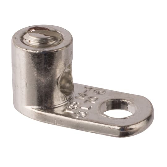 L70P Blackburn Type L Mechanical Connector, 14 to 4 AWG Stranded Solid Copper Conductor, 9/32 in Stud, 1 Bolt Holes, Copper