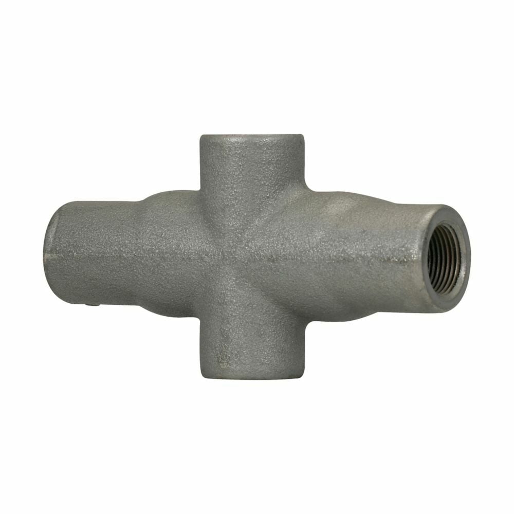 X17SA Condulet Type X Form 7 Conduit Outlet Body, 1/2 in Hub, 7 Form, Copper-Free Aluminum