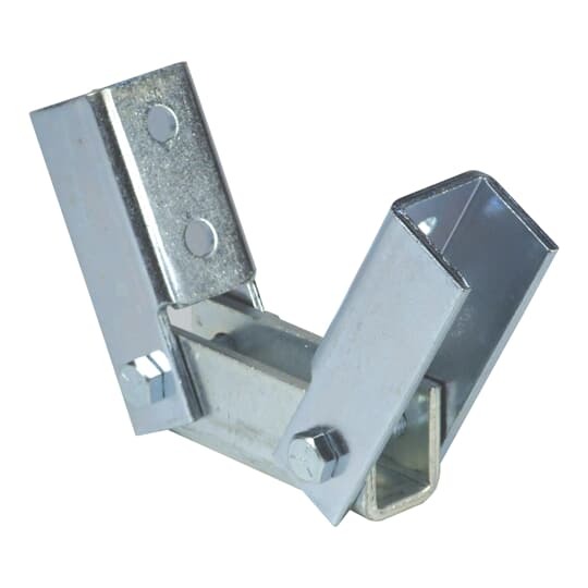 AB232EG Superstrut 200 Adjustable Bolted Angular Fitting, (4) Holes, 1-5/8 in W, Steel
