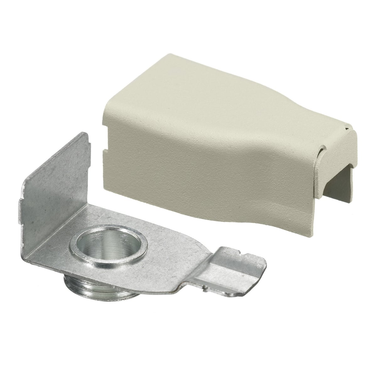 HBL5783IVA Standard Elbow Box Connector, 0.4 sq-in, For Use With HBL500, HBL700 and HBL750 Series Metal Raceways, Rolled Steel