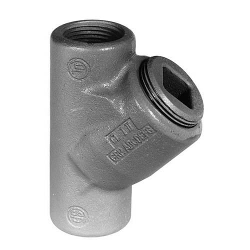 EYS1 Unilets Dust-Ignitionproof Explosionproof Raintight Conduit Sealing Fitting, 1/2 in, For Use With IMC/Threaded Rigid Metallic Conduit, Grayloy-Iron, Triple Coated