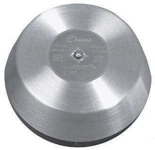 338-G5 Chubb Edwards Industrial Round Single-Stroke Chime, 24 V AC, 0.5 A, Specifications Met: CSA Certified