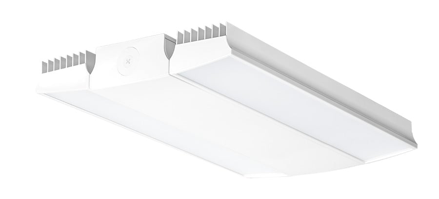 RAIL225W/D10 Dimmable High Bay Fixture With Frosted Lens, 223 W Fixture, 120 to 277 VAC, White Housing