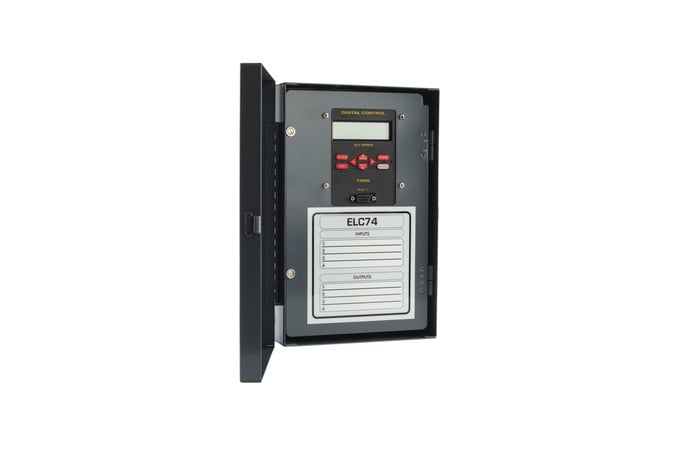 ELC74 Tork Time Switch, 24/120/208/240/277 V AC, 1/4 to 1 hp, 1/2 to 2 hp, 1 Form C SPDT Contact, 1 Pole