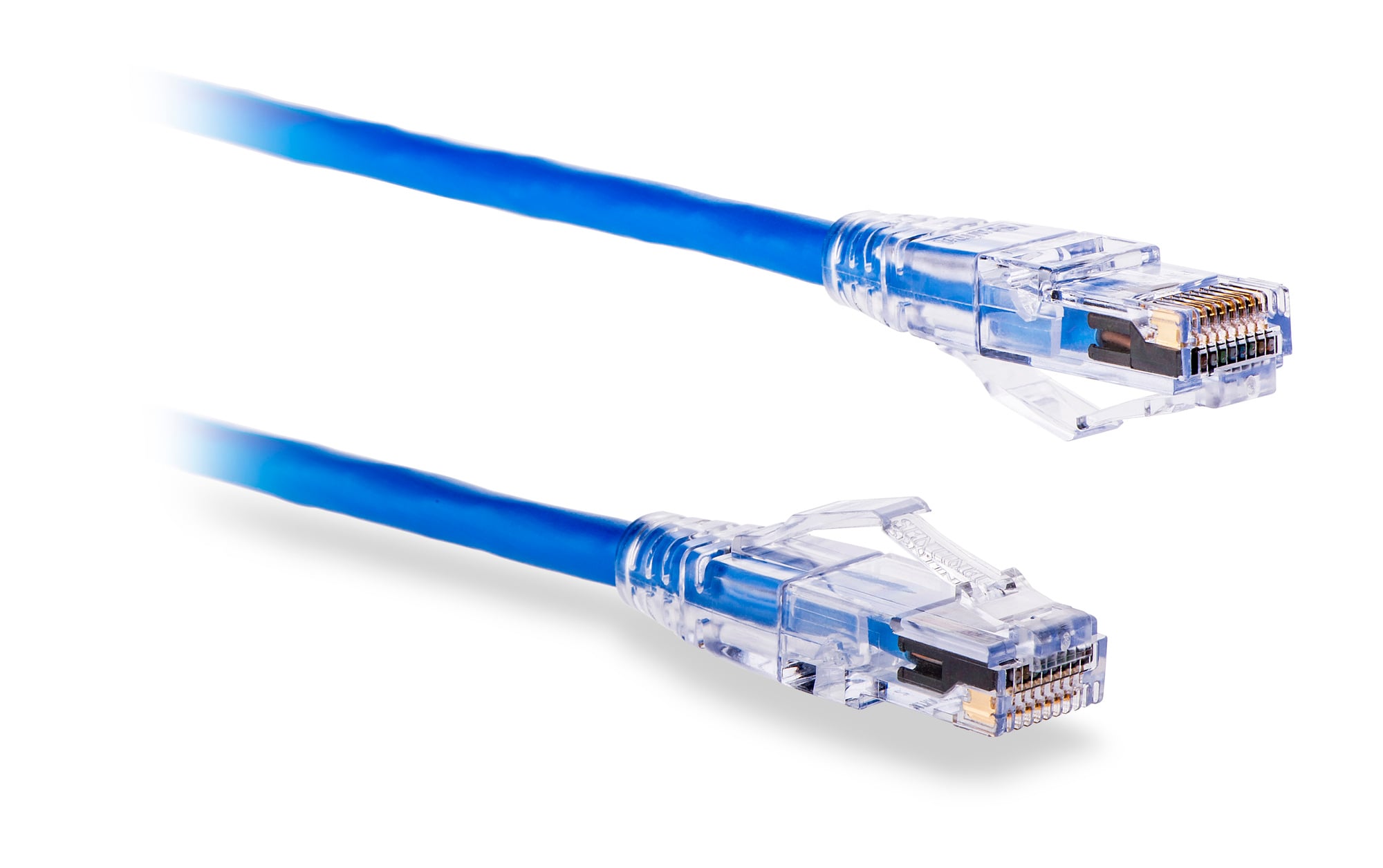 Cat 6 U/UTP 28 AWG Blue Snag-Proof Boot, 7 FT.