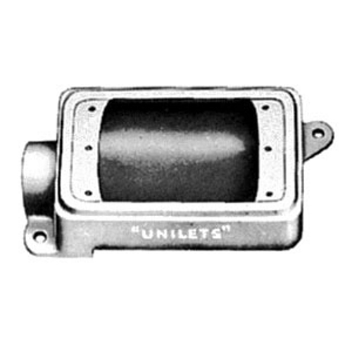 FS Type Cast Box; 3/4 In Hub, 1-Gang
