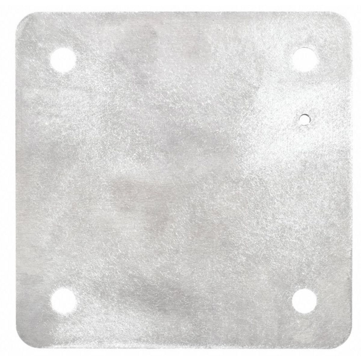 7996-1 Blank Mounting Pan, Sheet Aluminum, Gray
