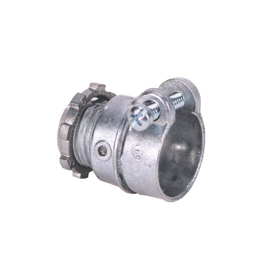 XC-872 Steel City Insulated Conduit Connector, 3/4 in Trade, 0.88 to 1.1 in Cable Openings, Die Cast Zinc