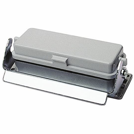 PB424 Pos-E-Kon 1-Lever Locking Panel Base With Cover, Rear, Panel Mount, Die Cast Aluminum