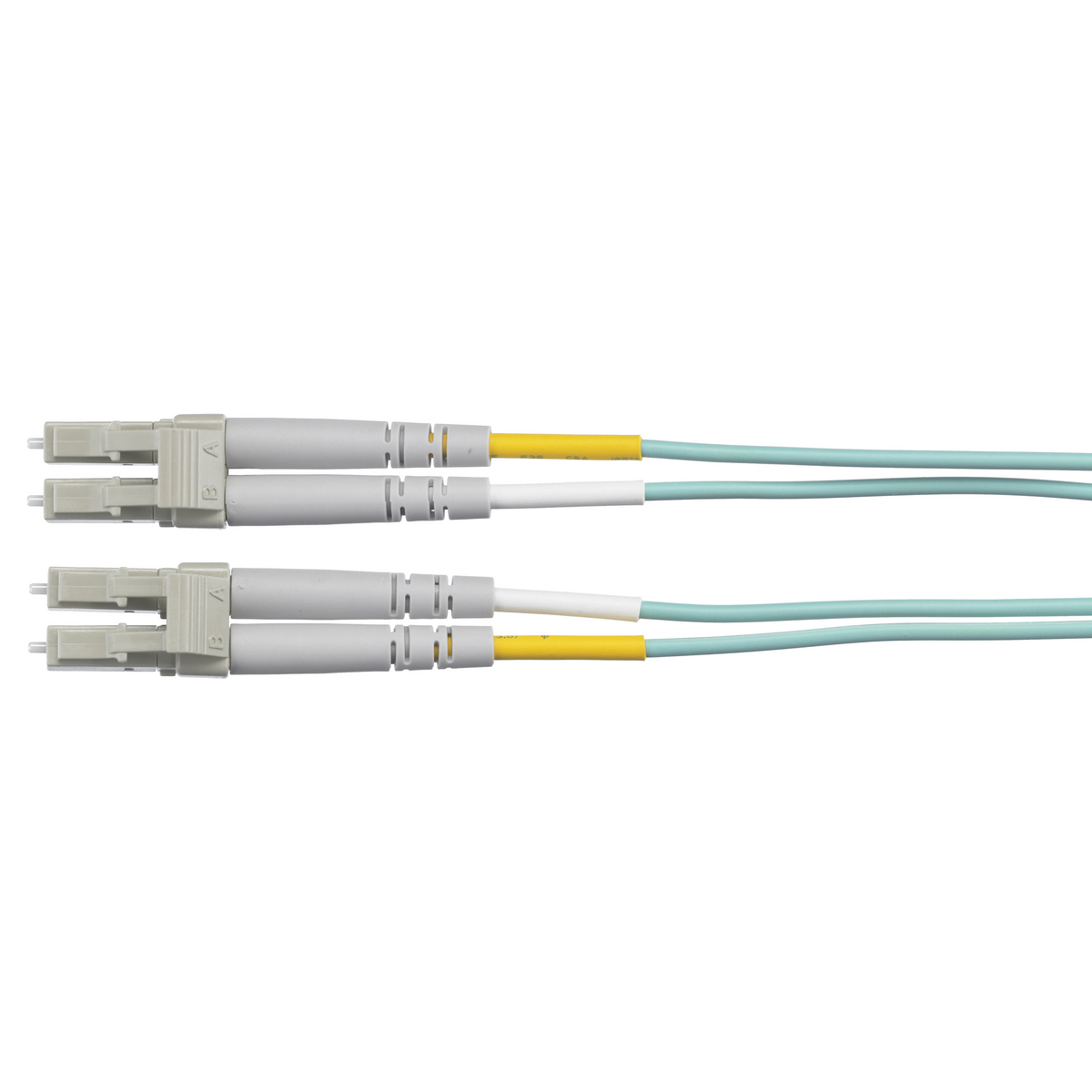 DFPCLCLCE2MM Duplex Multi-Mode OM3 Plenum Rated Fiber Optic Patch Cord, 6 Fiber, 50 um Core, 2 m L