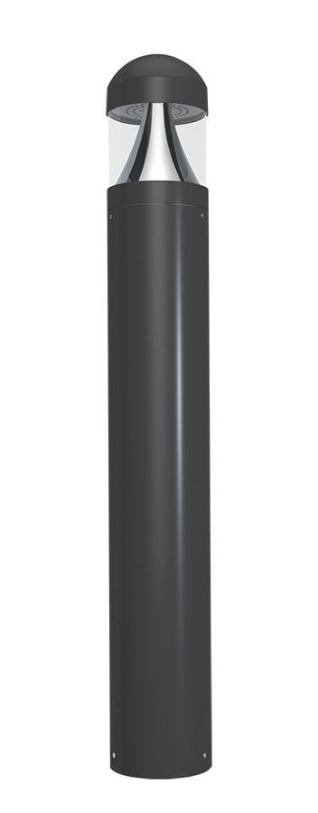 B17D B17 Field-Adjustable Bollards, LED Lamp, 24/19/14 W Fixture, 120 to 277 V, Bronze Housing
