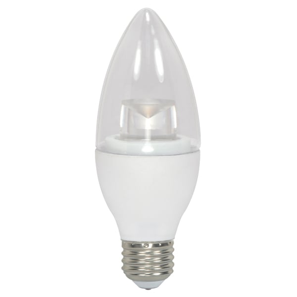 S8953 Dimmable LED Lamp, 4.5 W, 40 W Incandescent Equivalent, E26 Lamp, B11 Torpedo Shape, 1200 Lumens