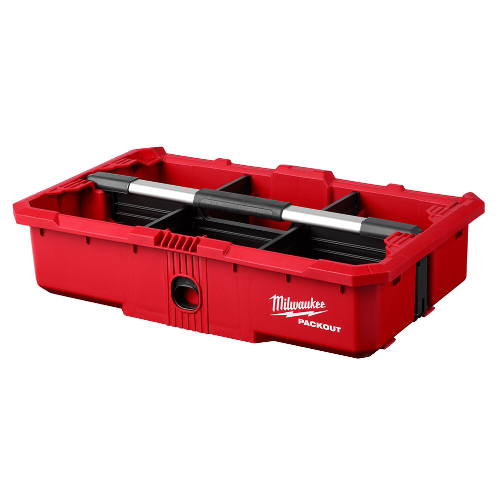 48-22-8045 Packout Tool Tray, 25 lb Capacity, Plastic/Polymer, Black/Red