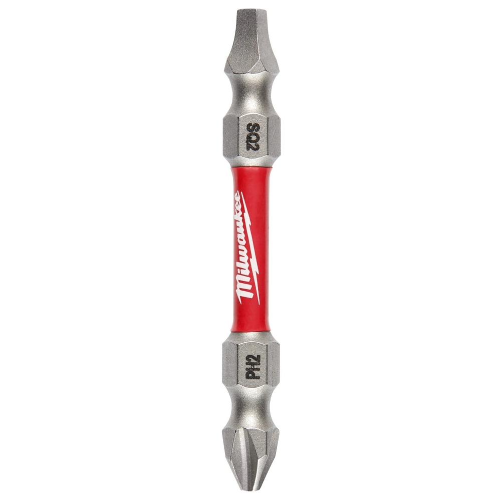 48-32-4311 Shockwave Double Ended Power Bit, PH2/SQ2 Phillips/Square Point, 2-3/8 in OAL