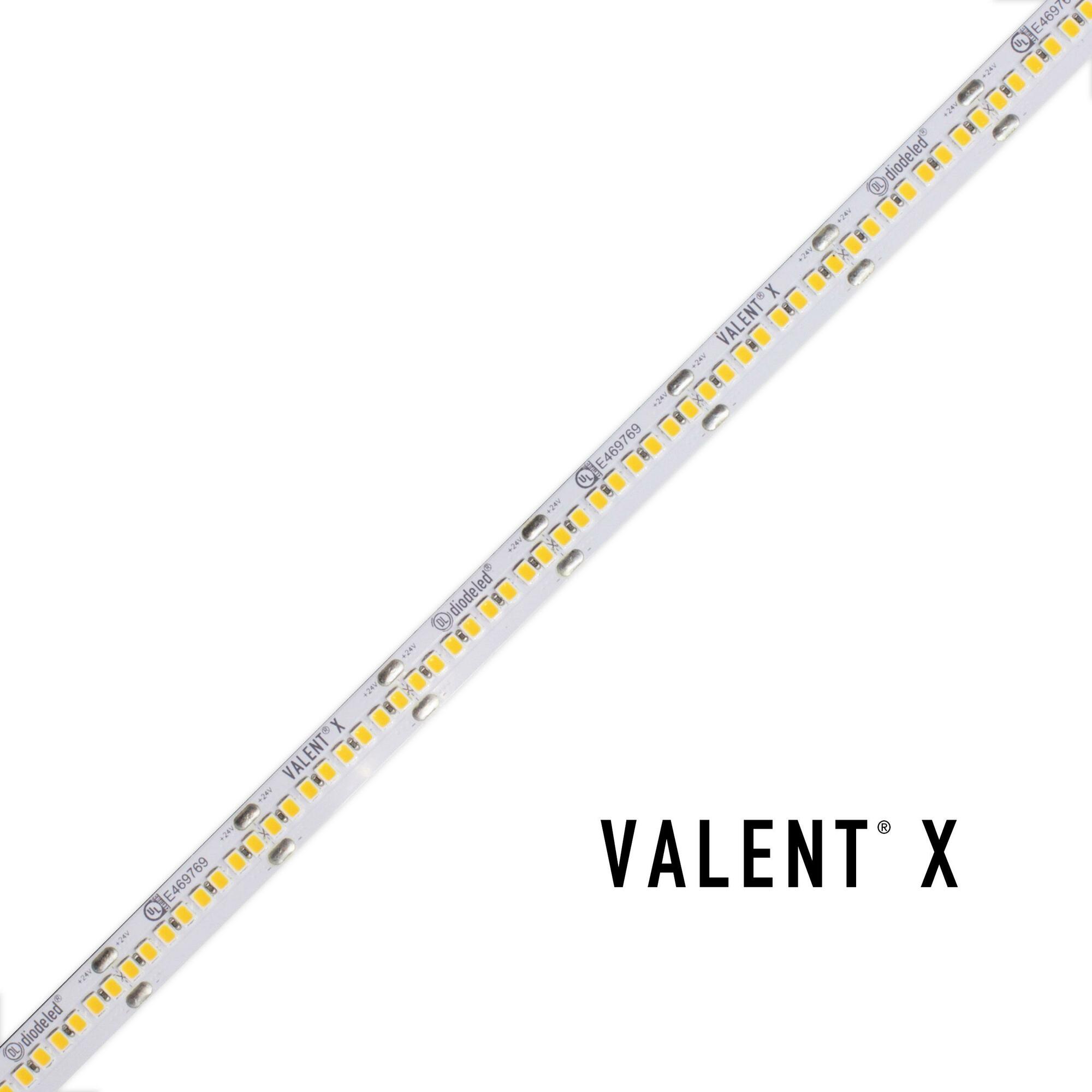 VALENT X 300 24V High Output Tape Light, 3500K - 16.4 ft. Spool