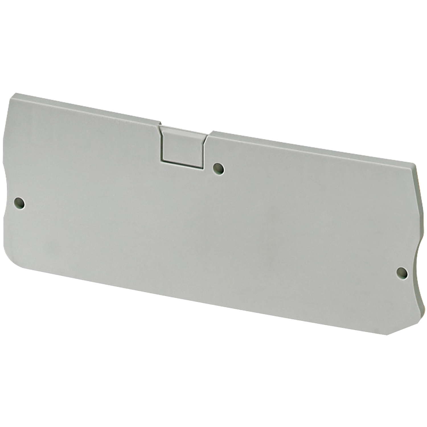 NSYTRACP44 Linergy End Cover Plate, For Use With NSYTRP44 Push-In End Barrier 4 Terminal Block, Gray