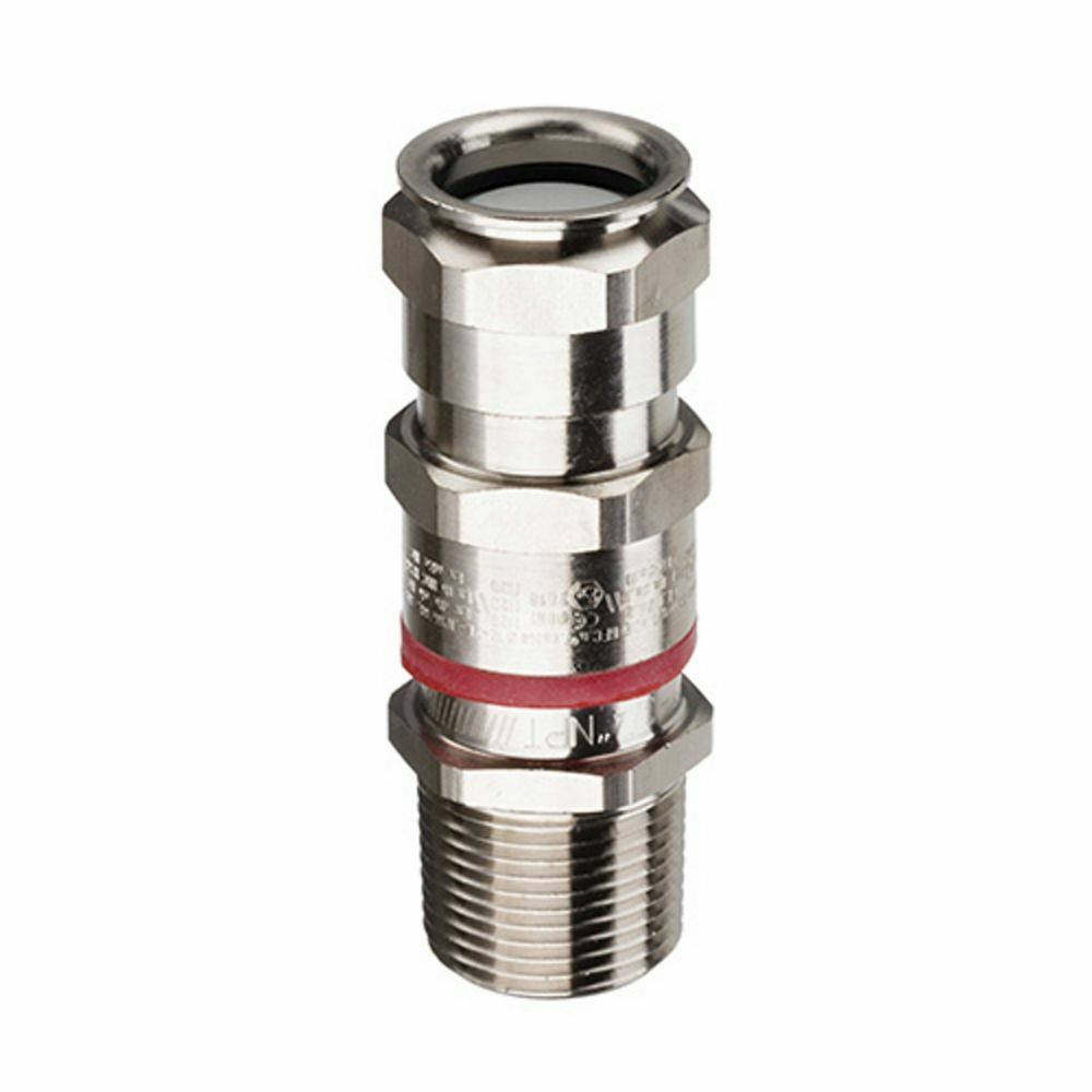 ADE6CM203NPSCN Armored Explosion-Proof Cable Bushings/Gland, Nickel Plated Brass, Nickel Plated