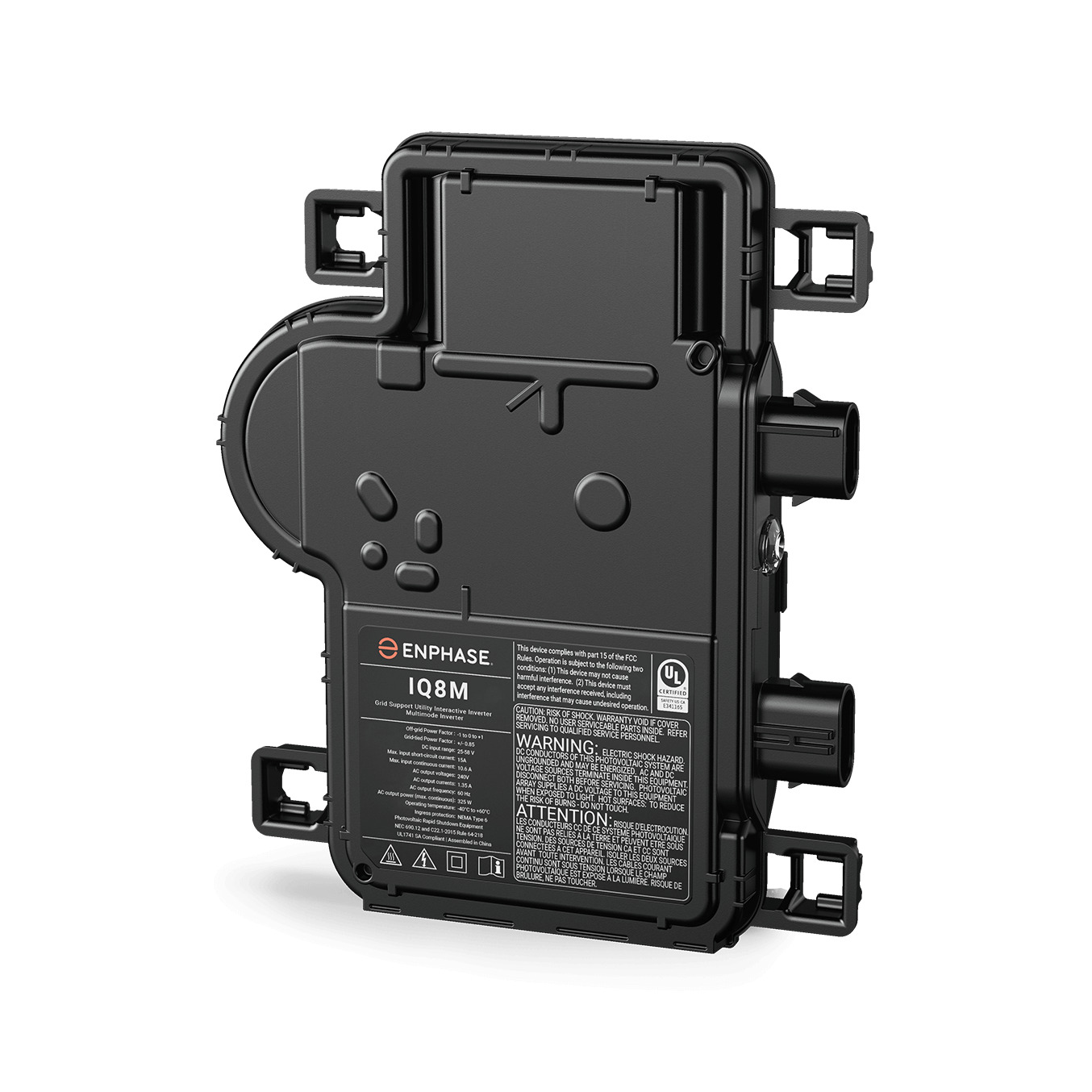 IQ8M Microinverter, compatible with 72-cell PV module