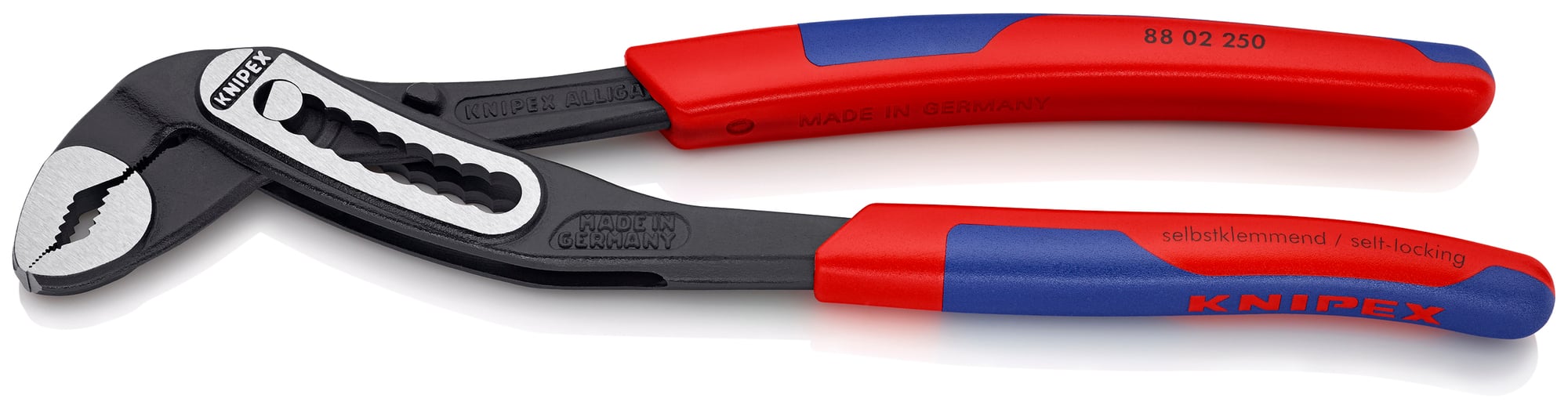 Alligator Water Pump Pliers, 10 in., Slim Multi-Component, Bulk