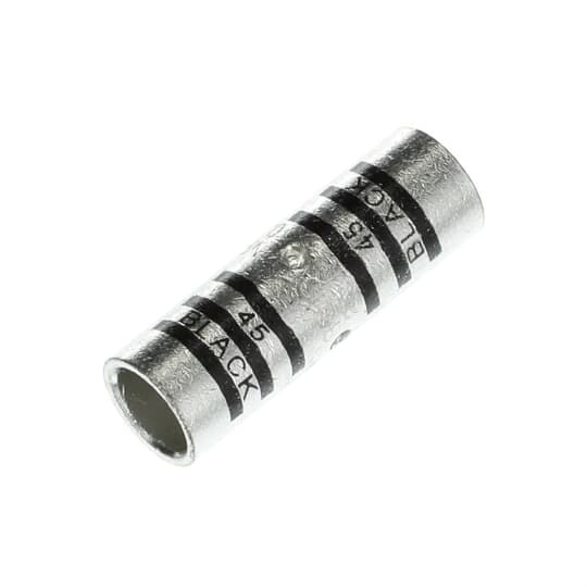 54510 Color-Keyed 2-Way Standard Barrel Splice Connector, 2/0 AWG Copper Conductor, Die Code: 45, 1-3/4 in L, Copper