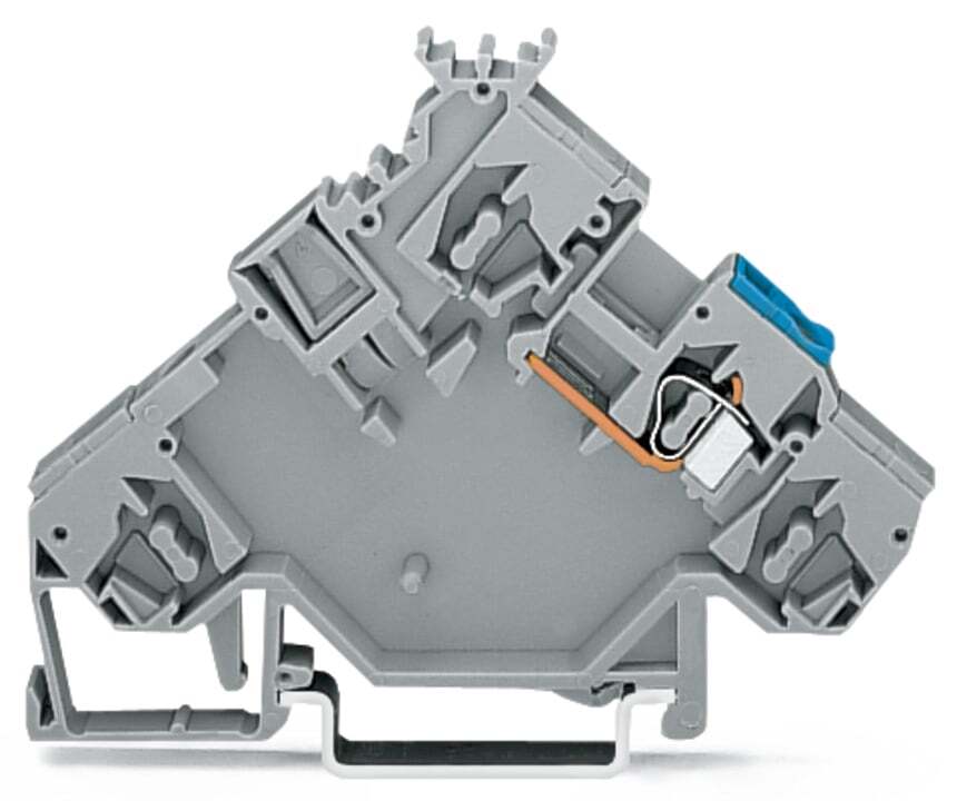 280-592 Operating Tool Actuator Supply Terminal Block, 400 V, 20 A, 28 to 12 AWG Wire, 1 Poles, DIN Rail Mount