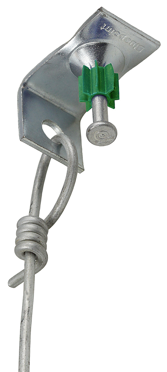CWC10 4385 Pre-Tied Ceiling Wire Cable With 1-1/4 in Pin and Clip, Steel, 12 ga, 10 ft L, Galvanized