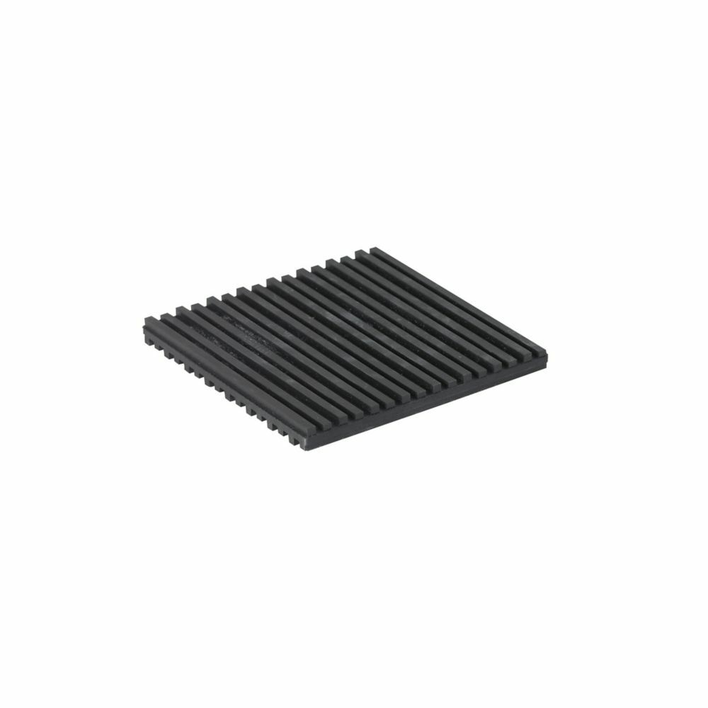 NNP-4 Vibra Trol Type NNP Vibration Isolator Pad, 200 lb Max Steady, 2 in L x 2 in W, Ribbed Neoprene