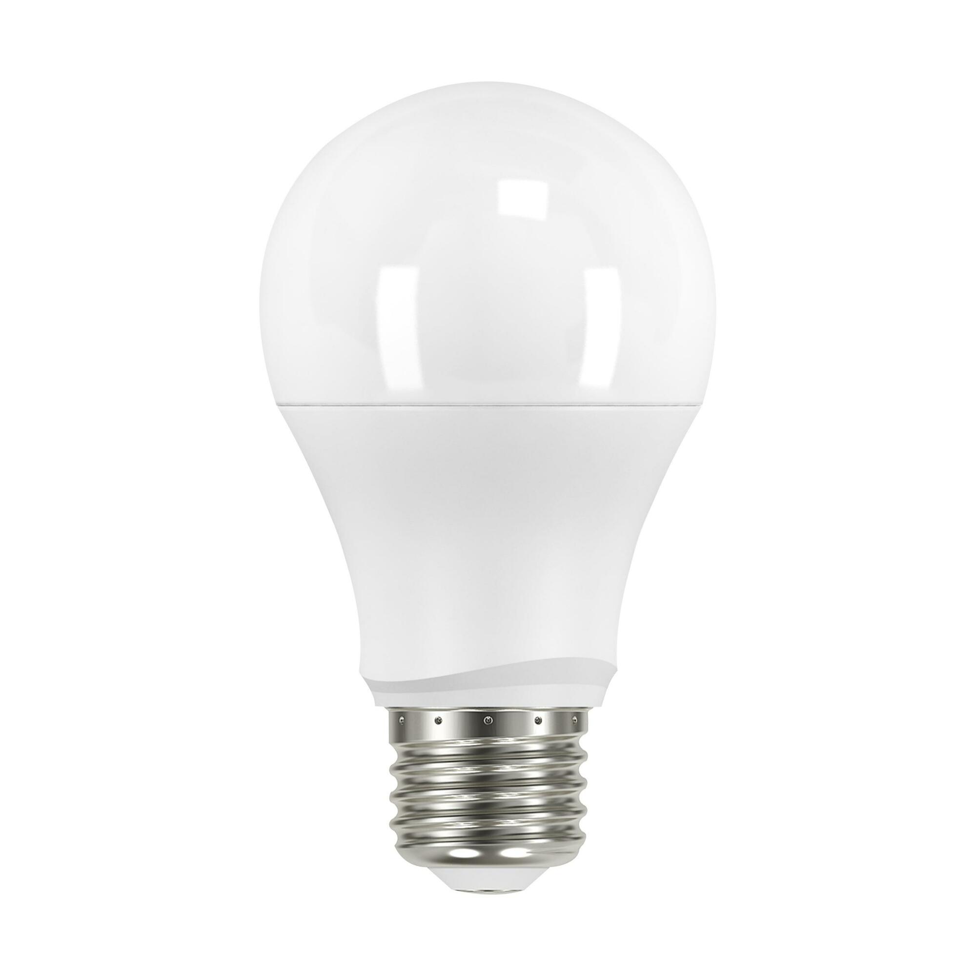 S11427 Type A Dusk to Dawn Non-Dimmable LED Lamp With Photocell, 8 W, 60 W Incandescent Equivalent, E26 Lamp, A19 Shape, 800 Lumens
