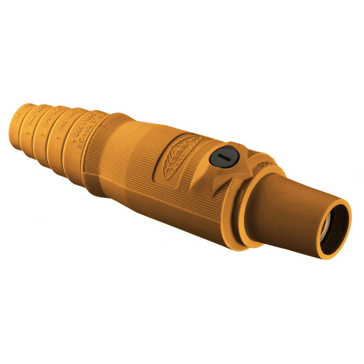 HBL300FO 16 Series 1-Pole Female Heavy Duty Industrial Grade Standard Single Pole Plug, 300 A, 4 to 2/0 AWG Wire, Pressure Screw Terminal Connection, 3R/4X/12 NEMA Rating