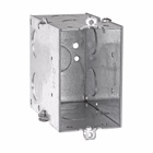 Eaton Crouse-Hinds series Switch Box, (1) 1/2", Conduit (no clamps), 3-1/2", (2) 1/2", Steel, Gangable, 18.0 cubic inch capacity