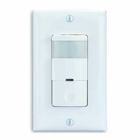 Commercial Grade Self-Adaptive In-Wall PIR Occupancy/Vacancy Sensor, No Neutral Required, White