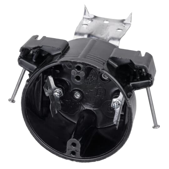 4170-3-CFB Carlon Non-Metallic Ceiling/Fixture Outlet Box With 3 in Bracket, Phenolic, 21.5 cu-in Capacity, 2-3/8 in D