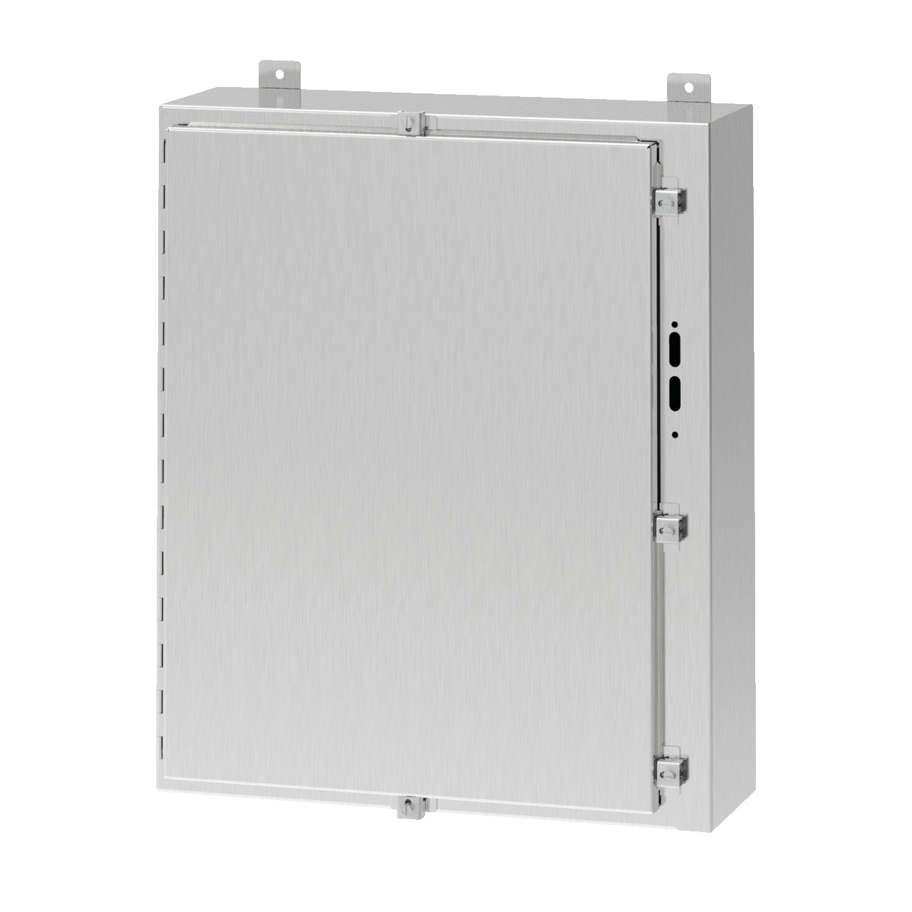 A60HS3712SSLP A19S Disconnect Enclosure With Clamp, 60 in L x 37.38 in W x 12 in D, NEMA 4X/IP66 NEMA Rating, 304 Stainless Steel