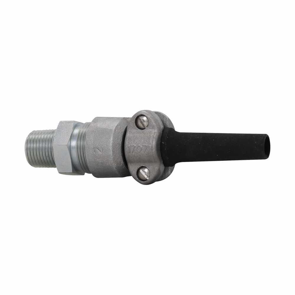 CGBS3015 Explosionproof Portable Straight Cord Connector, 1 in Trade, 1/2 to 5/8 in Cable Openings, Steel, Electro-Plated Zinc