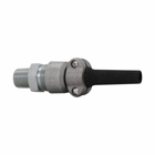 Eaton Crouse-Hinds series CGBS portable cord connector, Non-armoured cable, Steel, Outer sheath min/max: 0.500-0.625", Explosionproof, 1" NPT