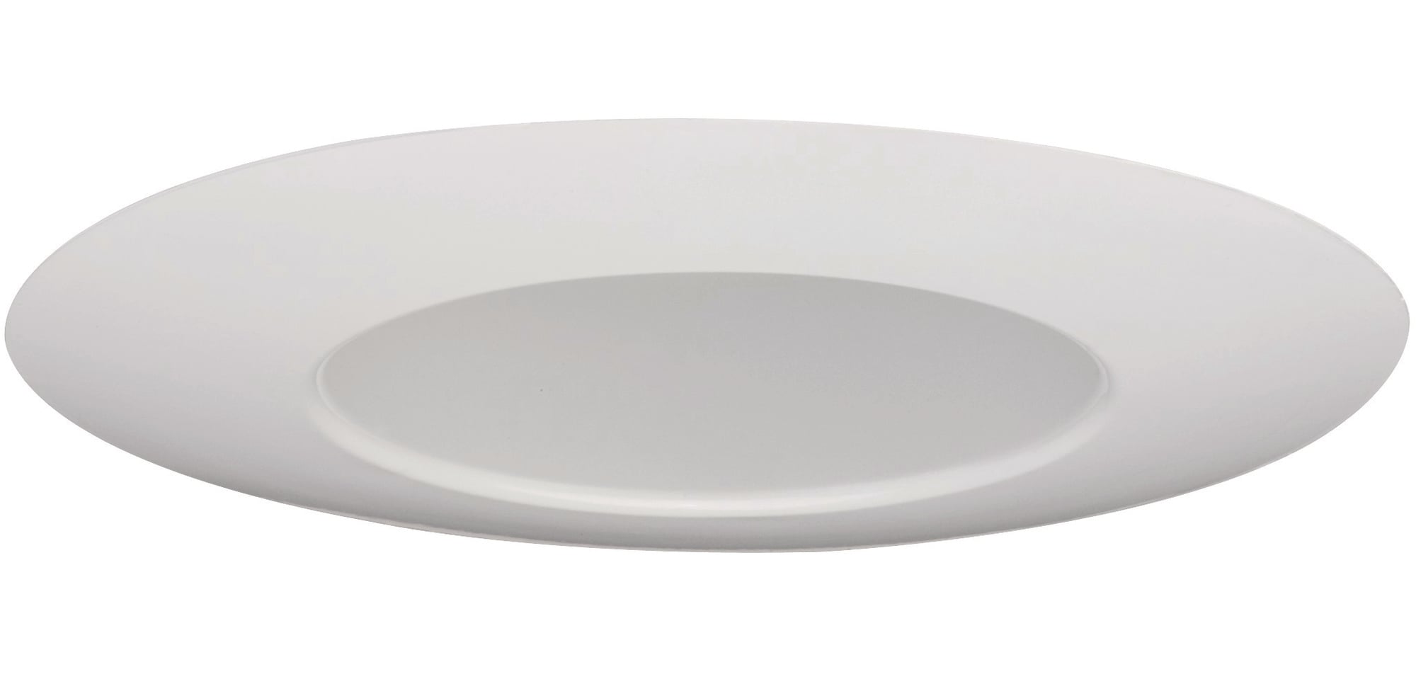 CO1 R6 CO1 1-Lamp Open Shallow Wide Flange Finishing Trim, 6 in Dia Inside x 7-5/8 in Dia Outside, Incandescent Lamp