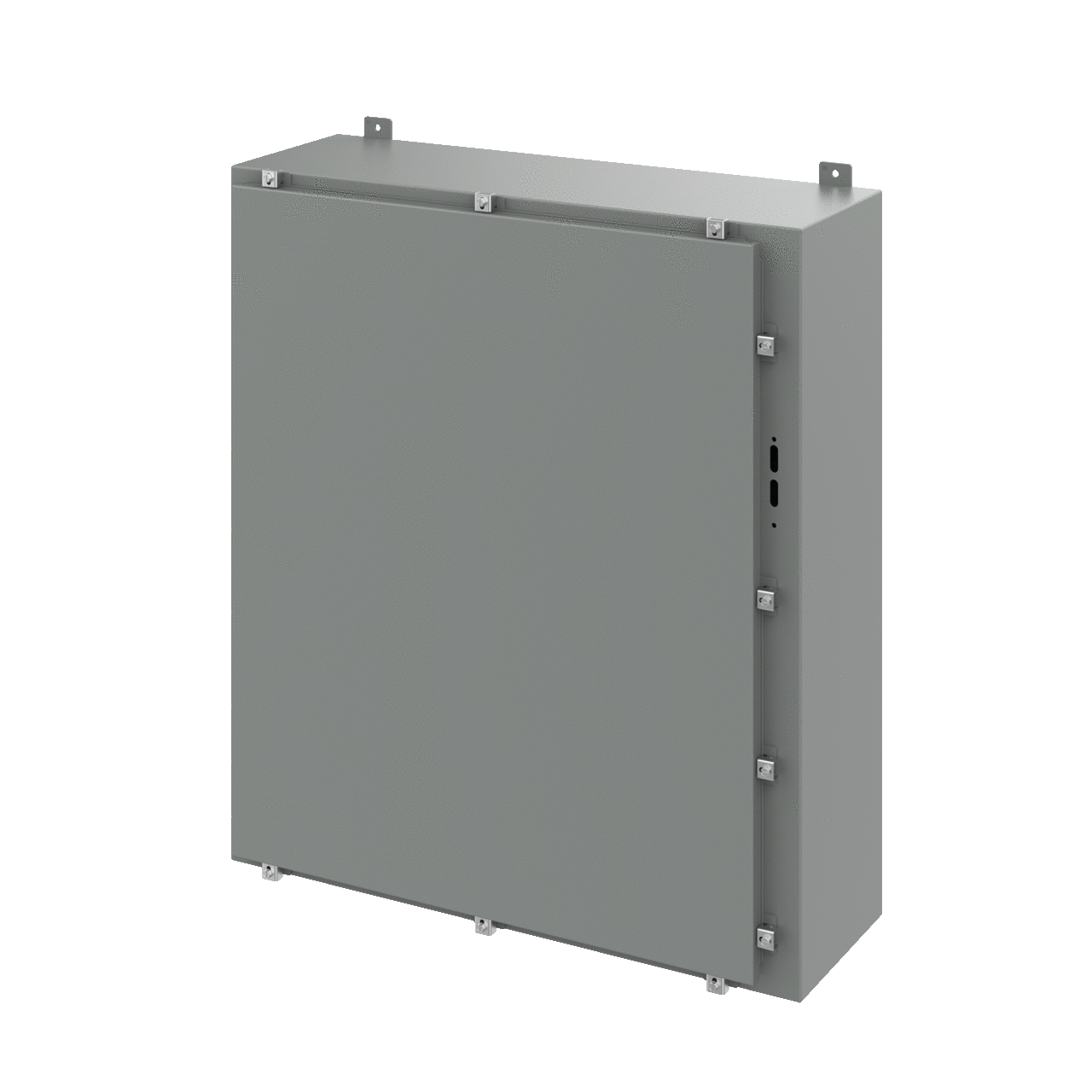 A42HS3712LP A19 Disconnect Enclosure With Clamp, 42 in L x 37.38 in W x 12 in D, NEMA 4/IP66 NEMA Rating, Steel